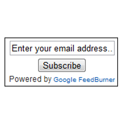 Google feed burner subscribe 