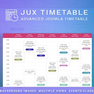 JUX Timetable 