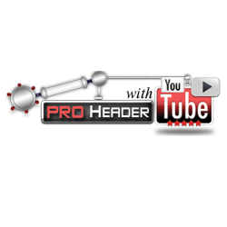 PRO Header with YouTube 