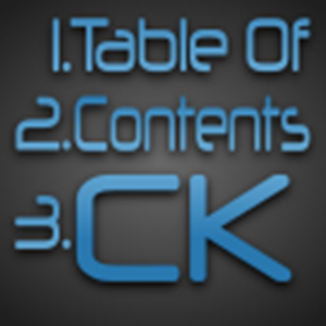 Table Of Contents CK Pro 