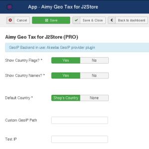 Aimy Geo Tax for J2Store PRO 