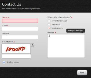 Creative Contact Form Business 