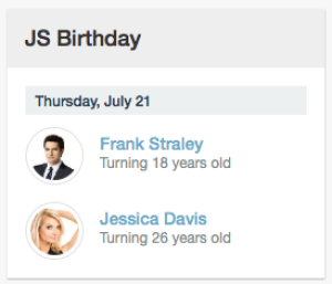 JS Birthdays 