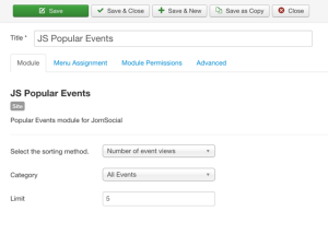 JS Popular Events 