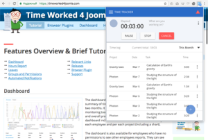 Time Worked for Joomla 