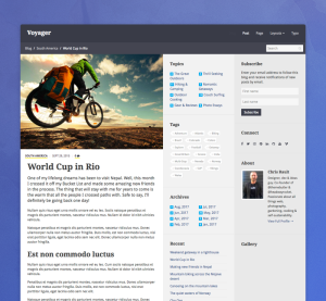 EasySocial Voyager Template 